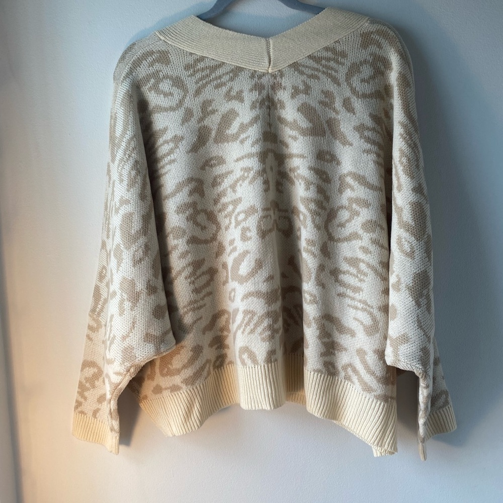 Leopard print cardigan